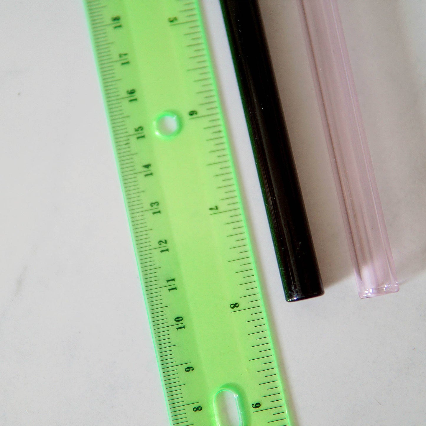 Clear Bent Glass Straw