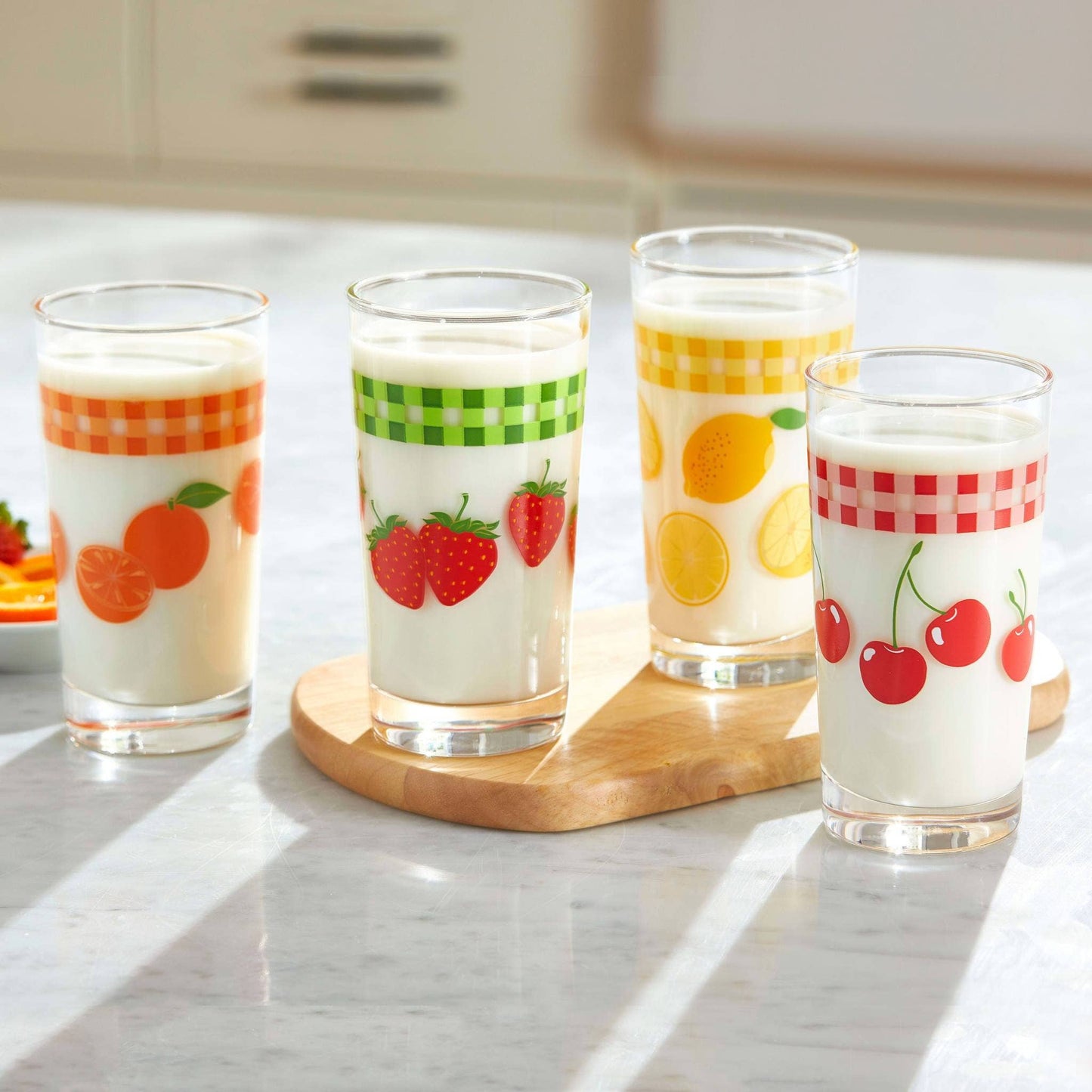 Libbey Vintage Juice Glasses: Set of 4