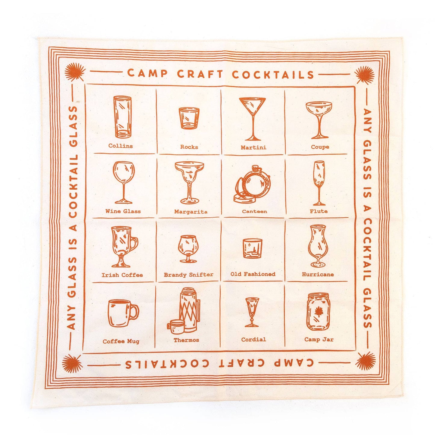 Any Glass is a Cocktail Glass Bandana