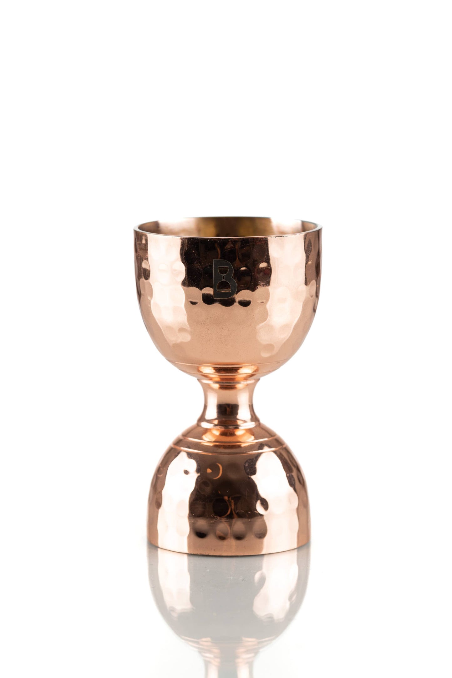 Hammered Copper Bell Jigger