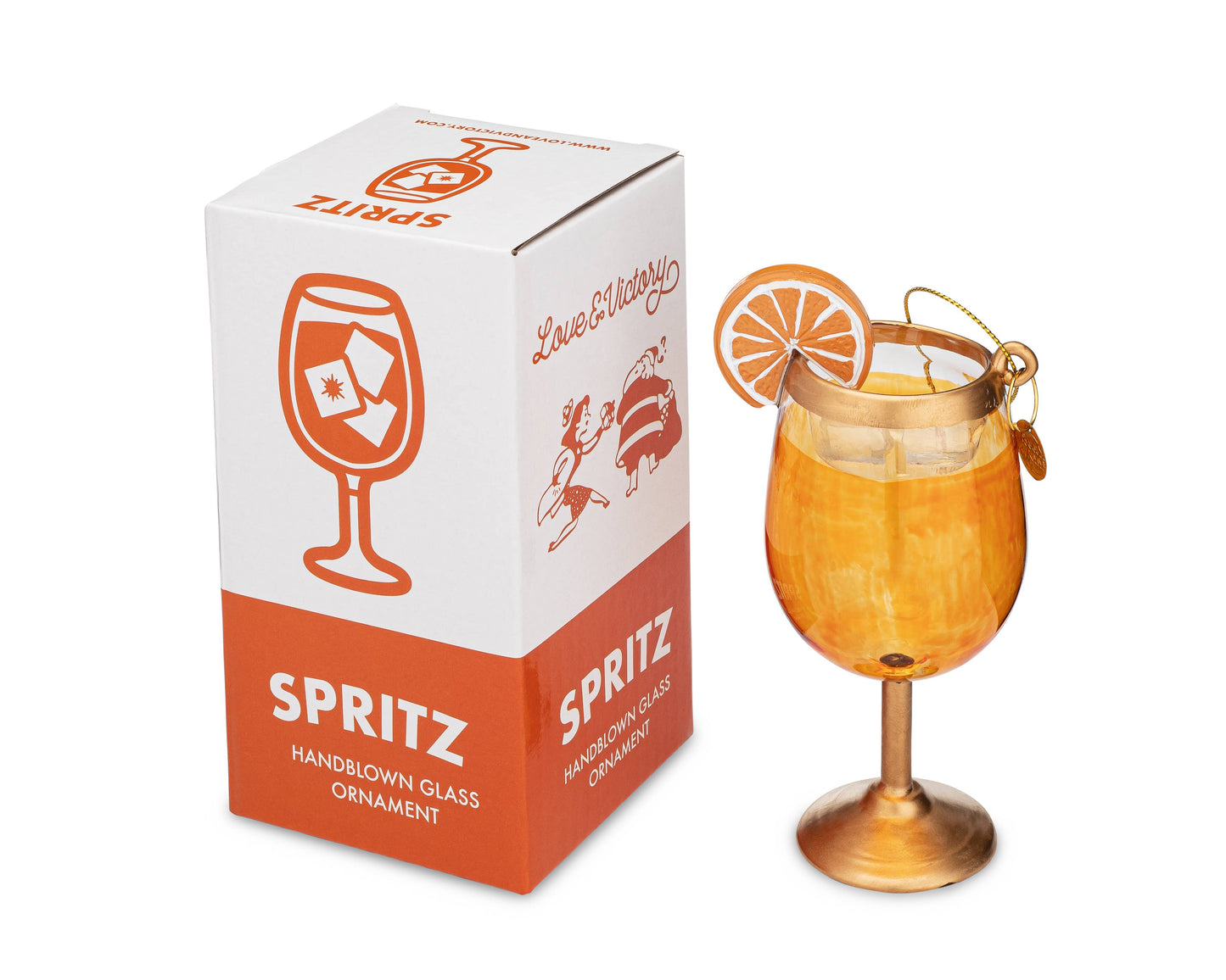 Spritz Cocktail Christmas Ornament