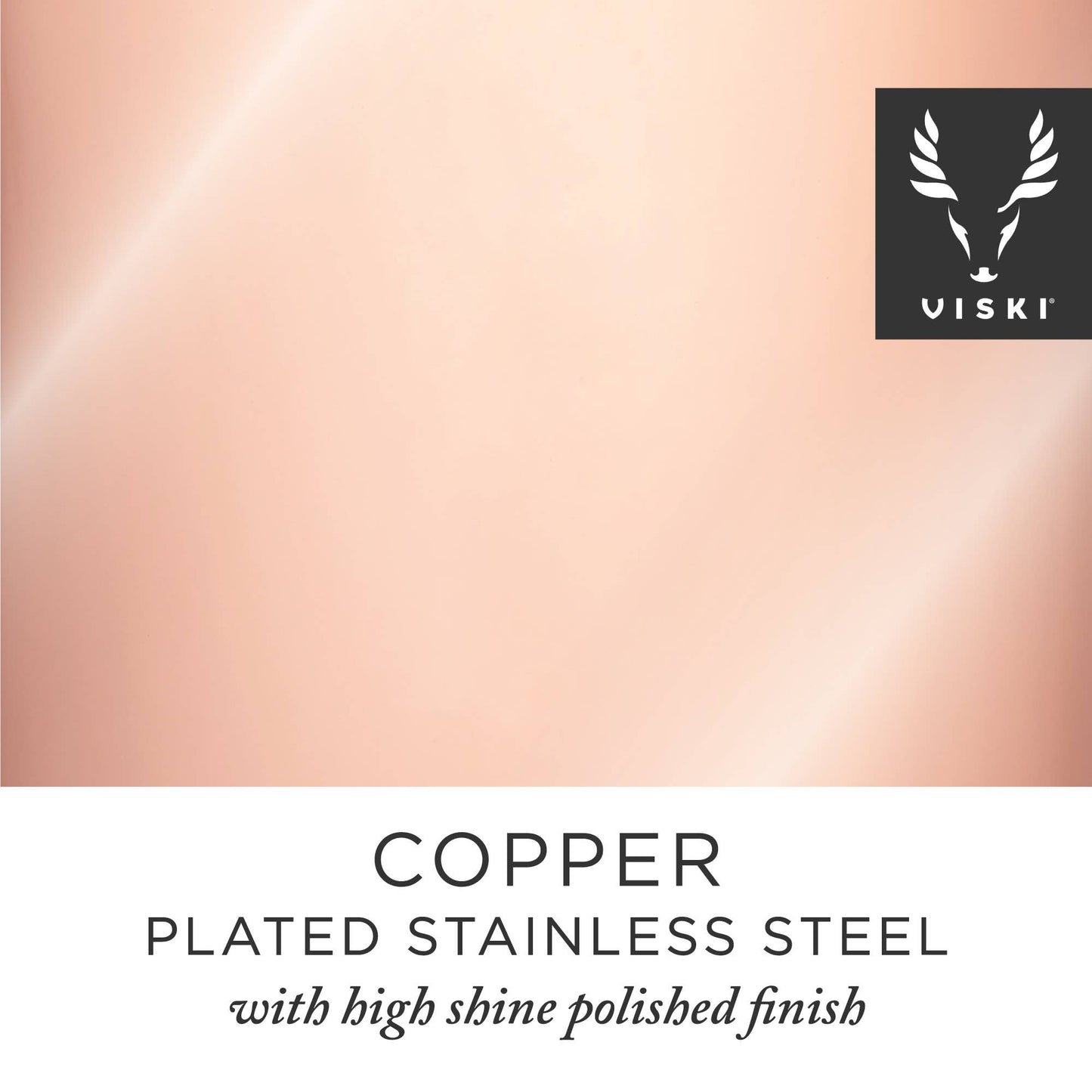Summit™ Copper-Plated Parisian Cocktail Shaker