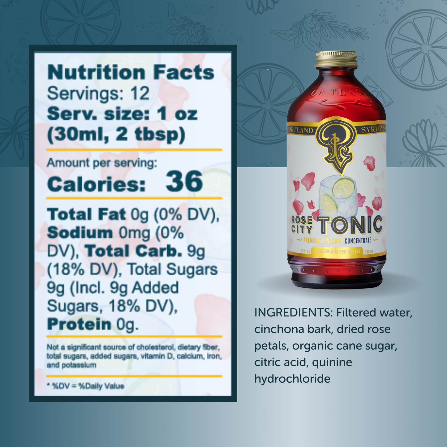 Rose City Tonic Syrup