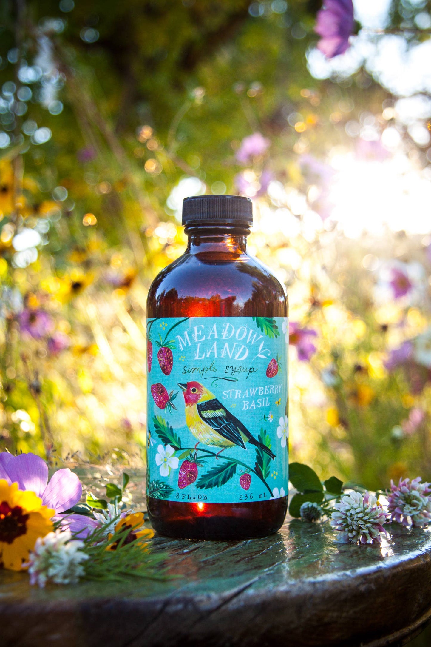 Tanager Strawberry Basil Simple Syrup