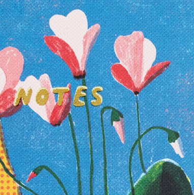 CYCLAMEN Canvas Notebook