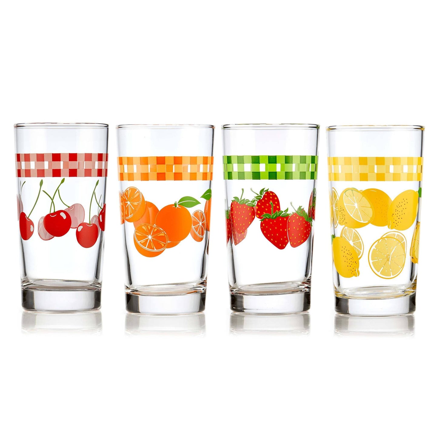 Libbey Vintage Juice Glasses: Set of 4