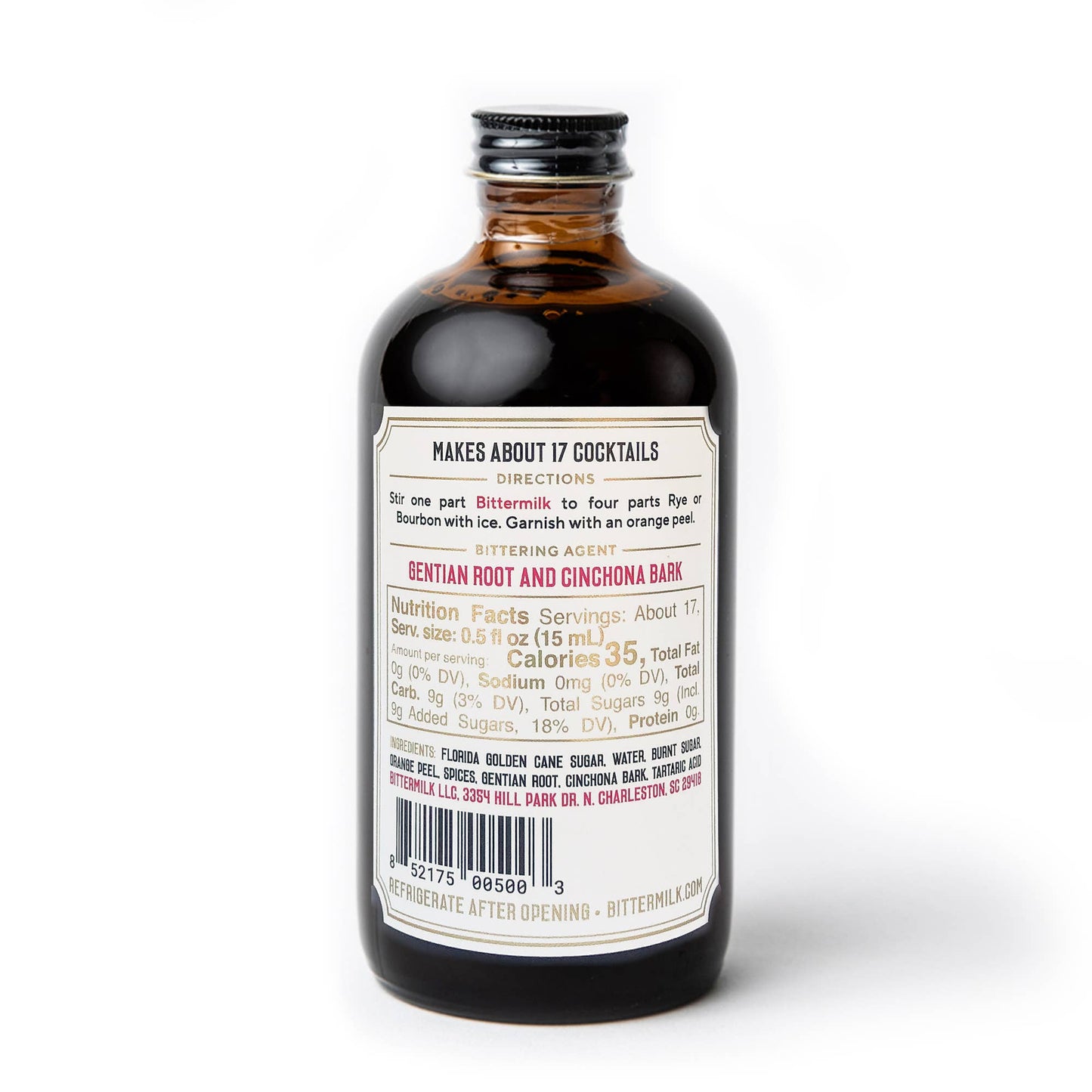 Bittermilk No.1:  Bourbon Barrel Aged Old Fashioned