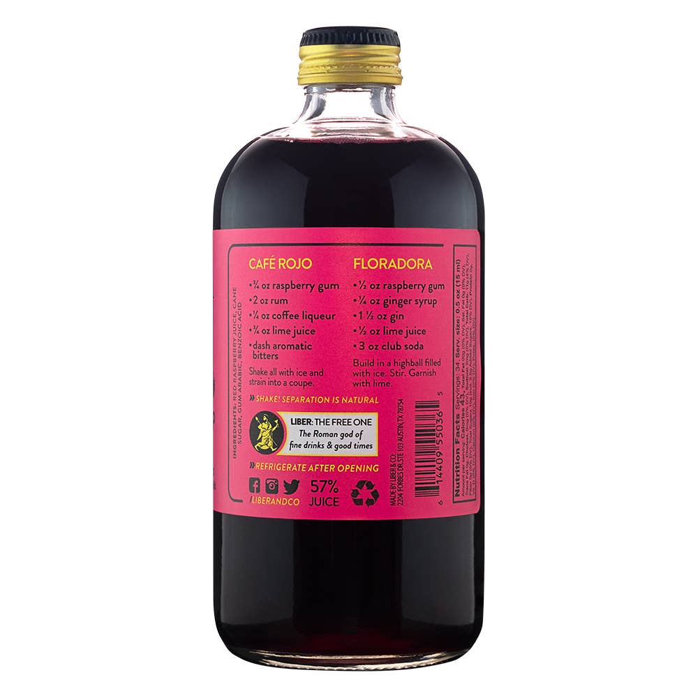 Raspberry Gum Syrup