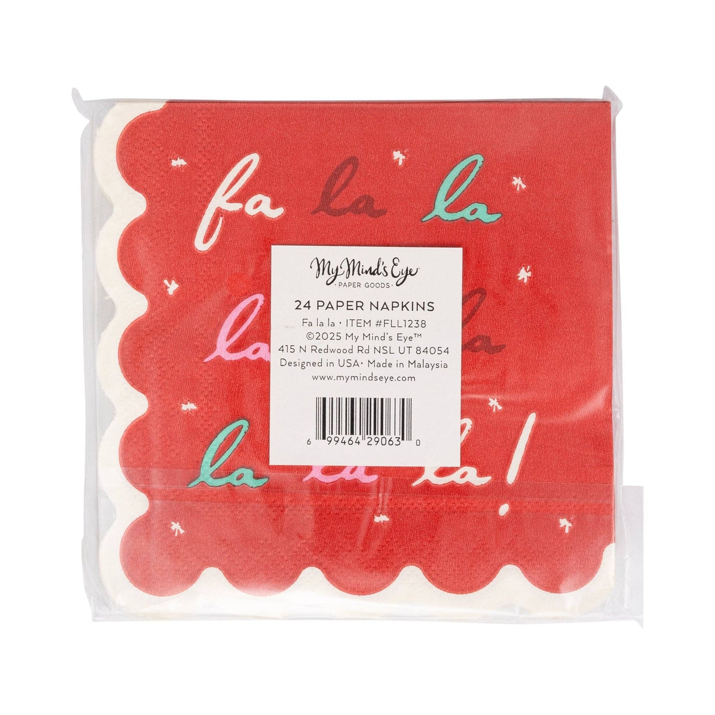 Fa La La Cocktail Napkin