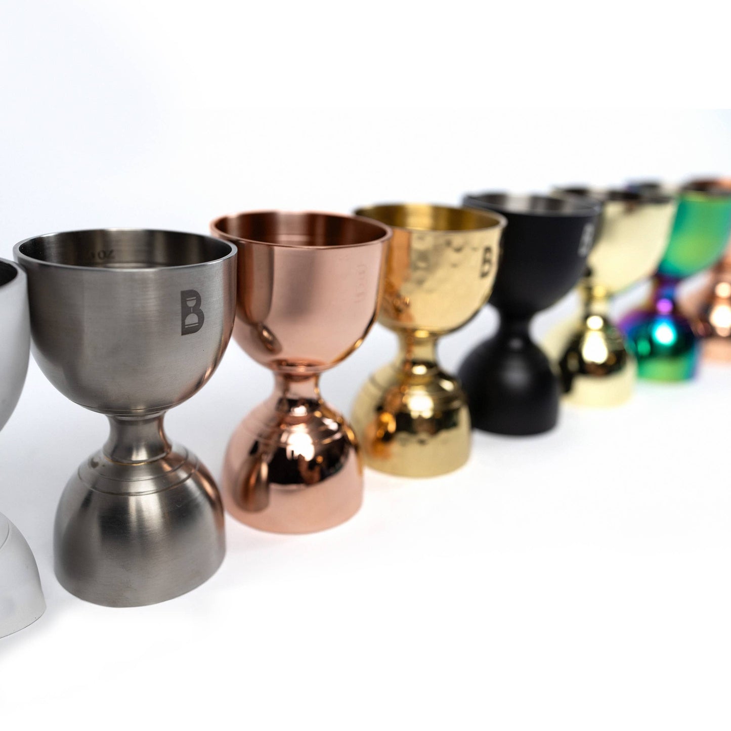 Bell Jiggers: 100% Copper