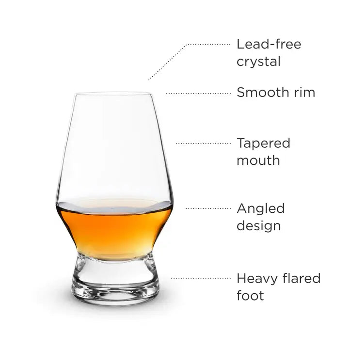 Raye Crystal Glencairn Glasses by Viski: Set of 2