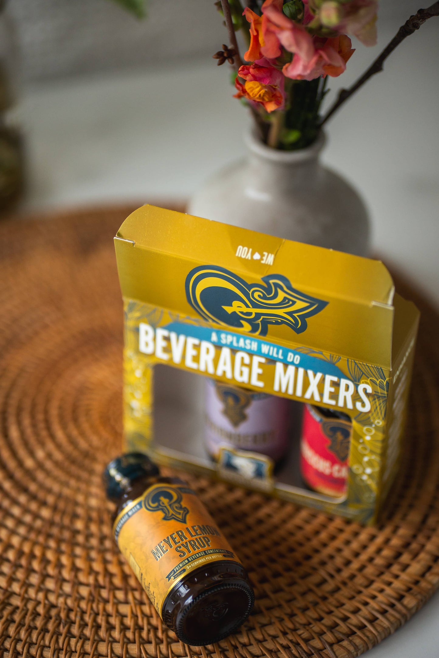 Gold Standard Cocktail / Mocktail Drink Mixers Gift Set