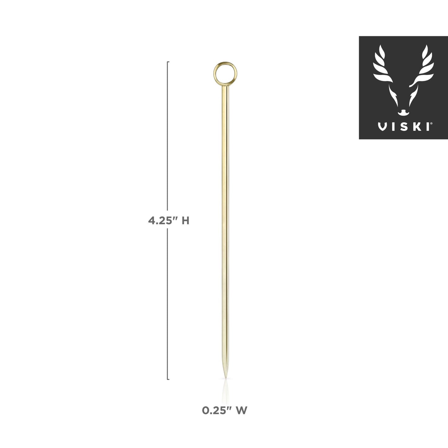 Belmont™ Reusable Gold-Plated Cocktail Picks: Set of 6