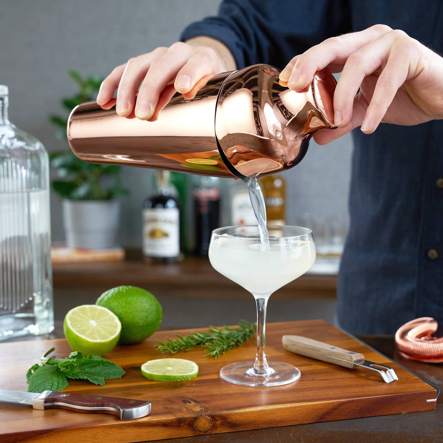 Summit™ Copper-Plated Parisian Cocktail Shaker