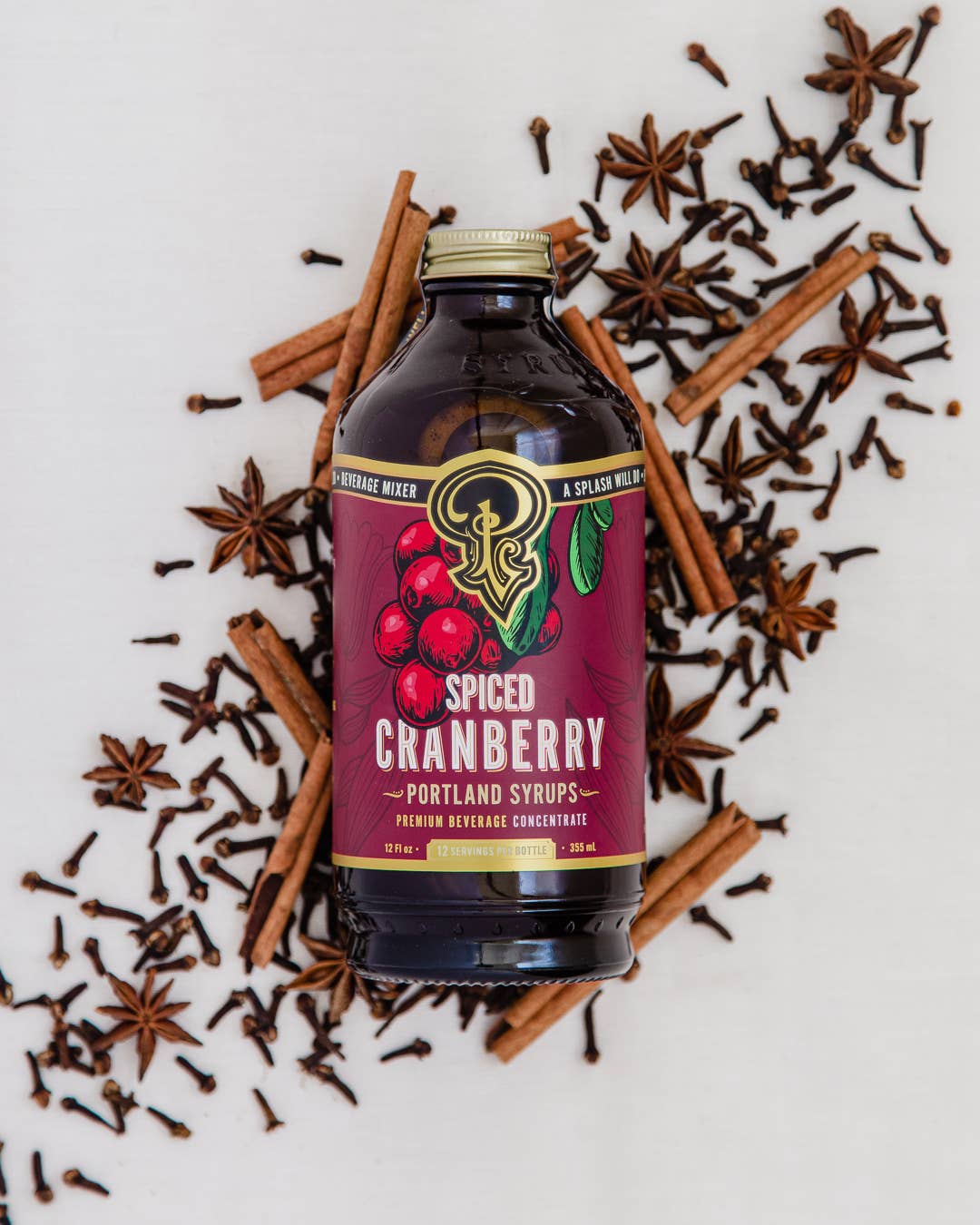 Spiced Cranberry Syrup