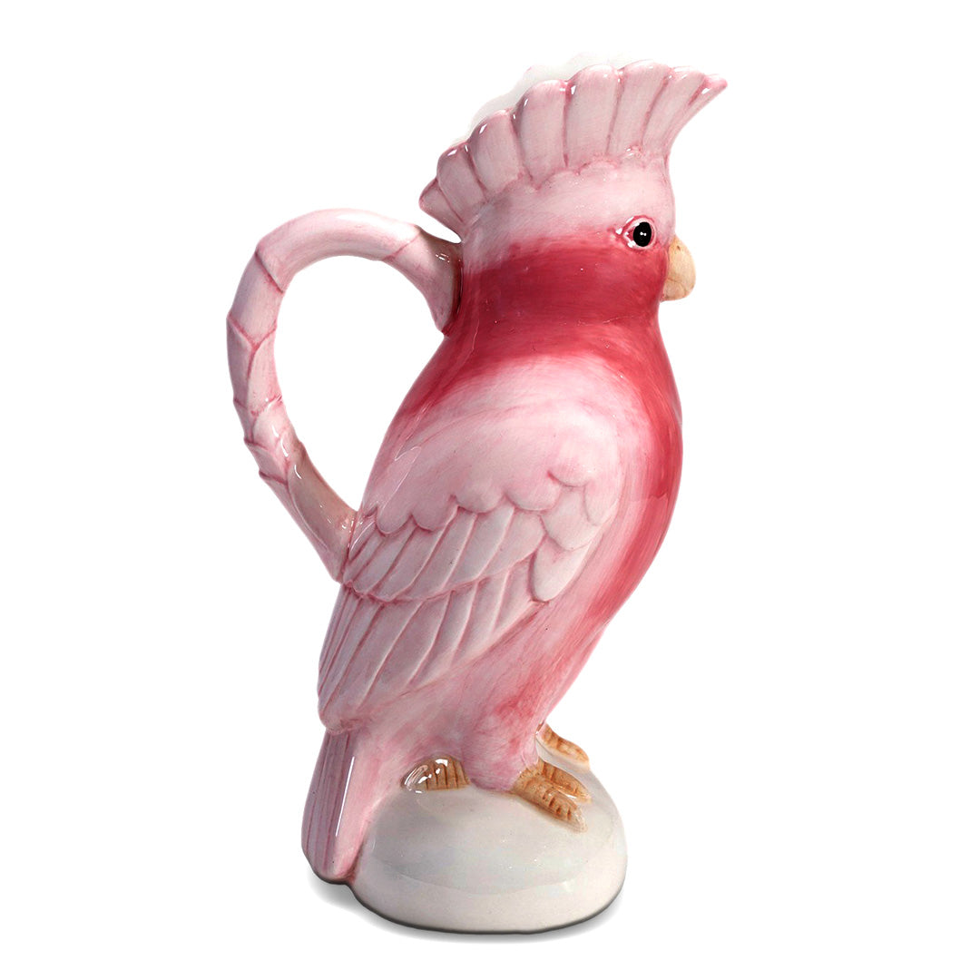 Ceramic Cockatoo Shaped Pitcher