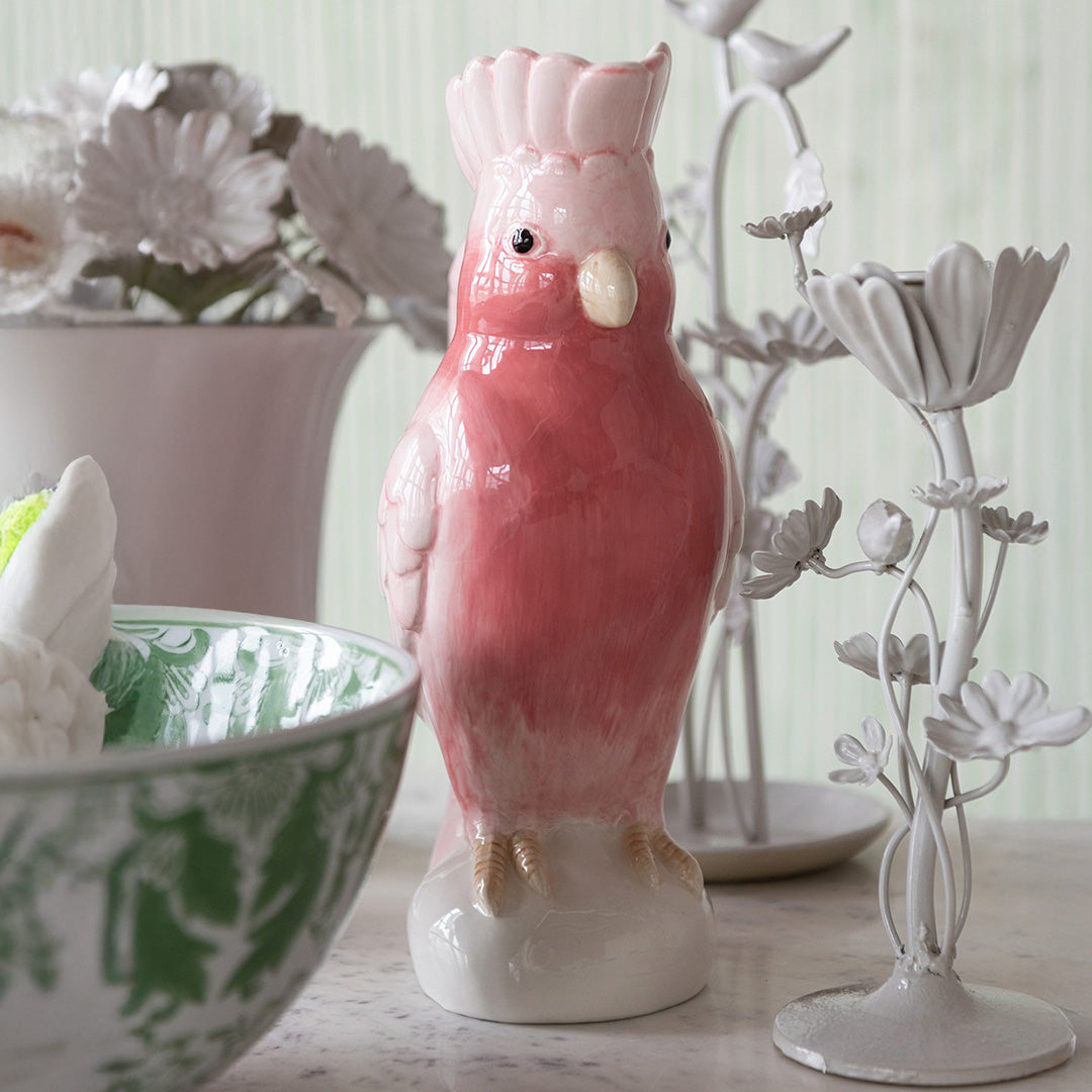 Ceramic Cockatoo Shaped Pitcher