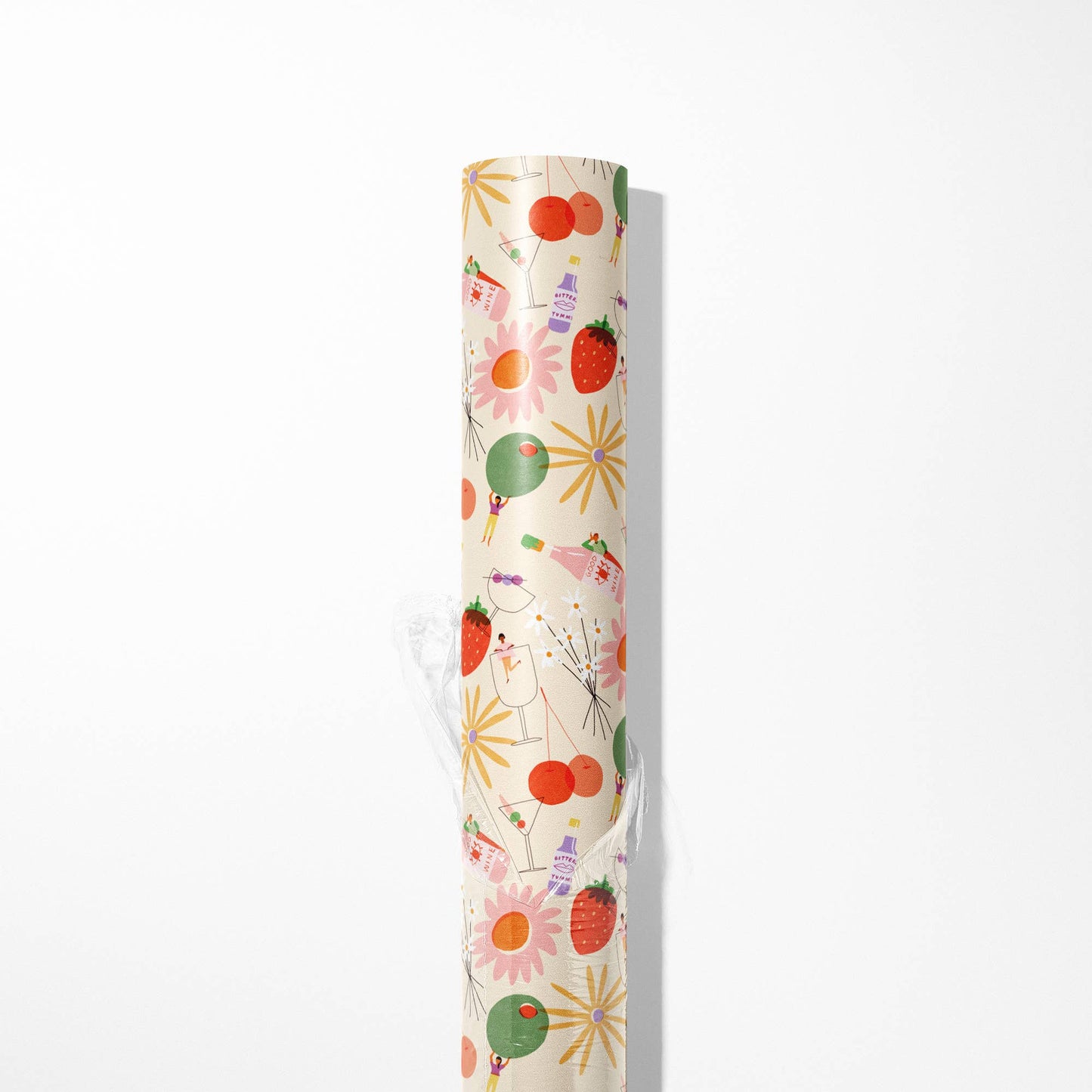 BOOZEY CREAM Rolled Gift Wrap