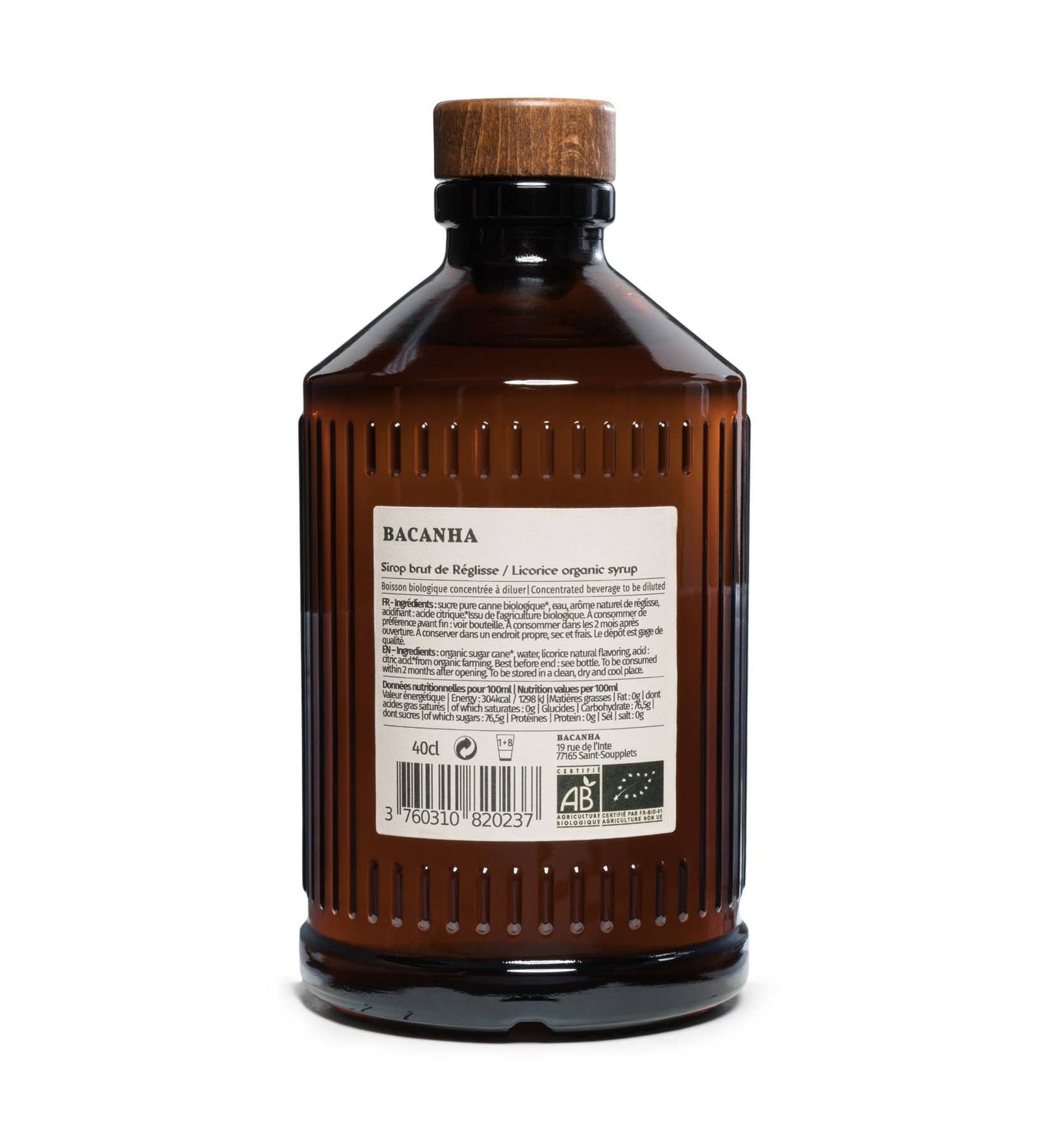 Raw Licorice Syrup - Organic - 400ml - 13,5 fl. oz.