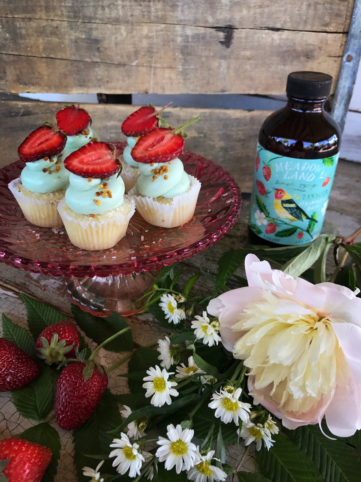 Tanager Strawberry Basil Simple Syrup