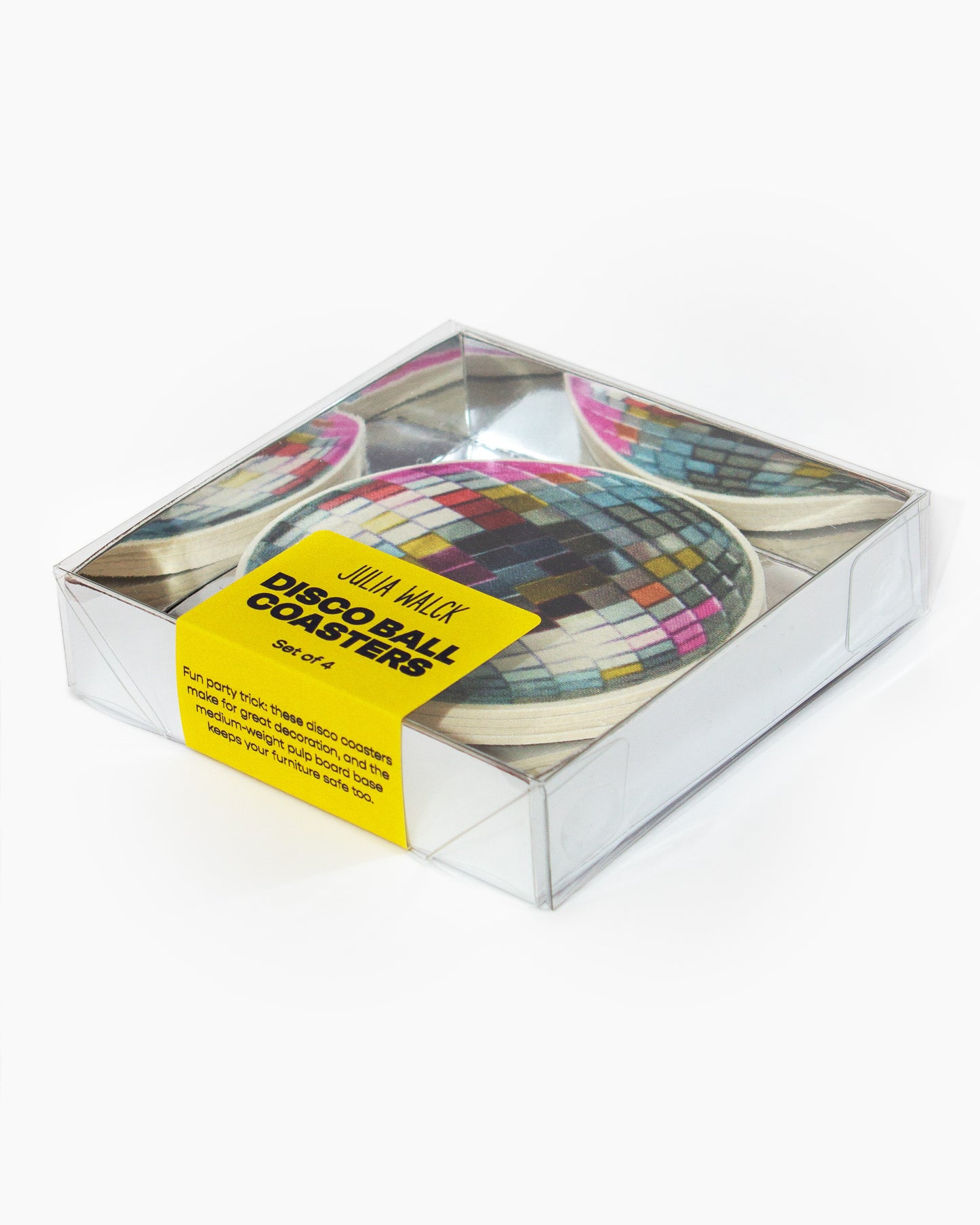 Disco Ball Bar Coasters: Set of 4