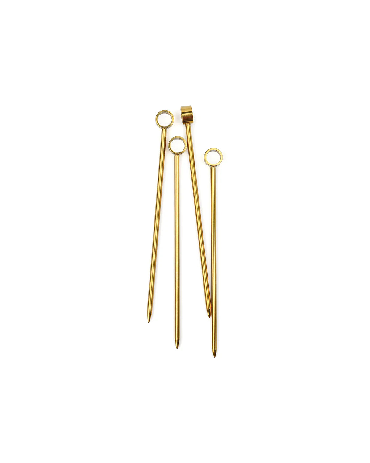 The Owen Cocktail Picks in Gold: Set of 4