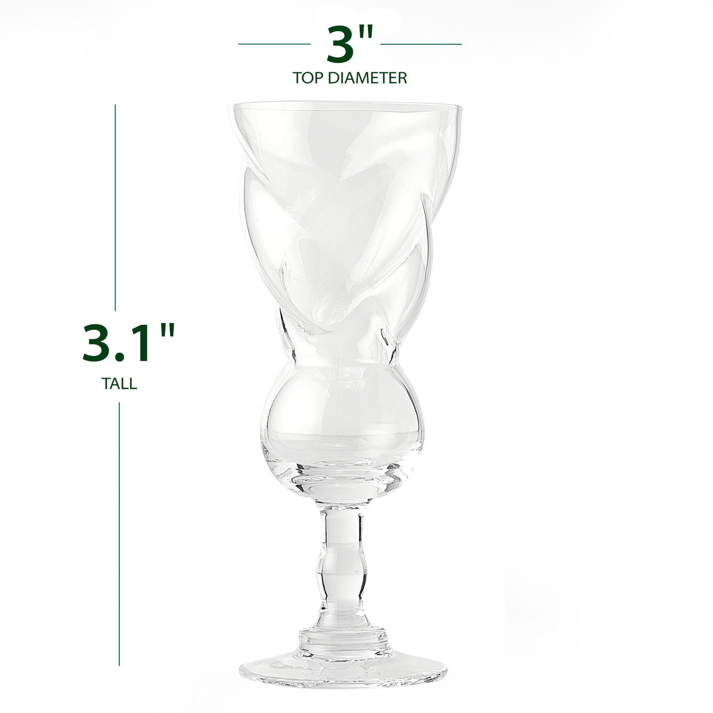 Absinthe Glasses: Set of 4