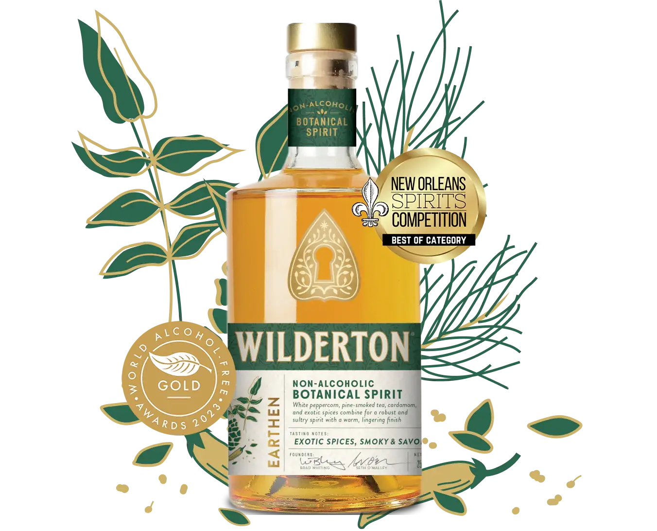 Wilderton Earthen Non-Alc Spirit (Savory and Spicy)