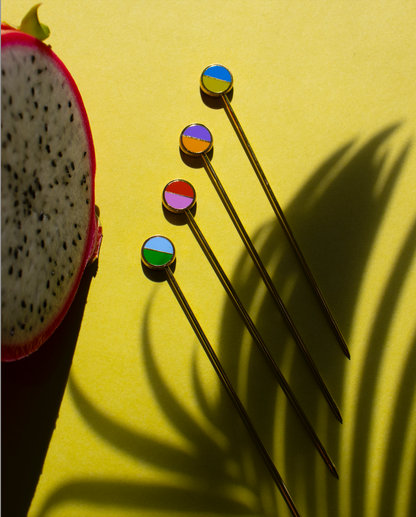 Diagonal Cocktail Picks
