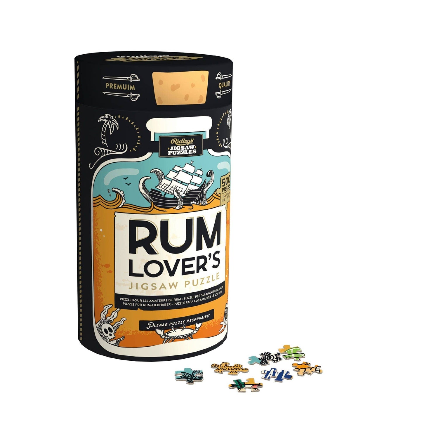 Rum Lover's 500-piece Jigsaw Puzzle