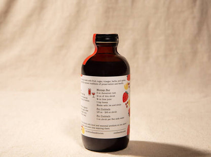 Strawberry Cascara Ginger Shrub 8.5oz