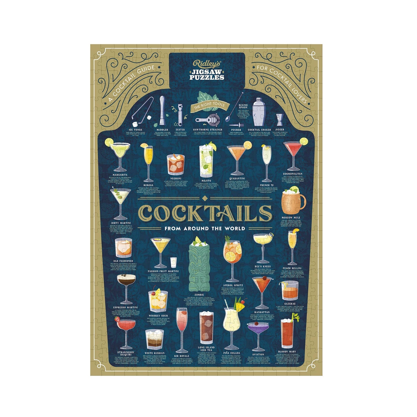 Cocktail Lover's 500-piece Jigsaw Puzzle