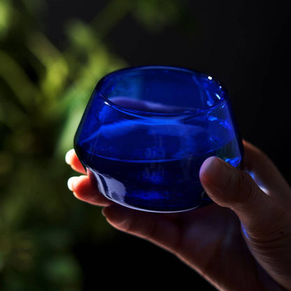 Tequila Copita Glass: Cobalt