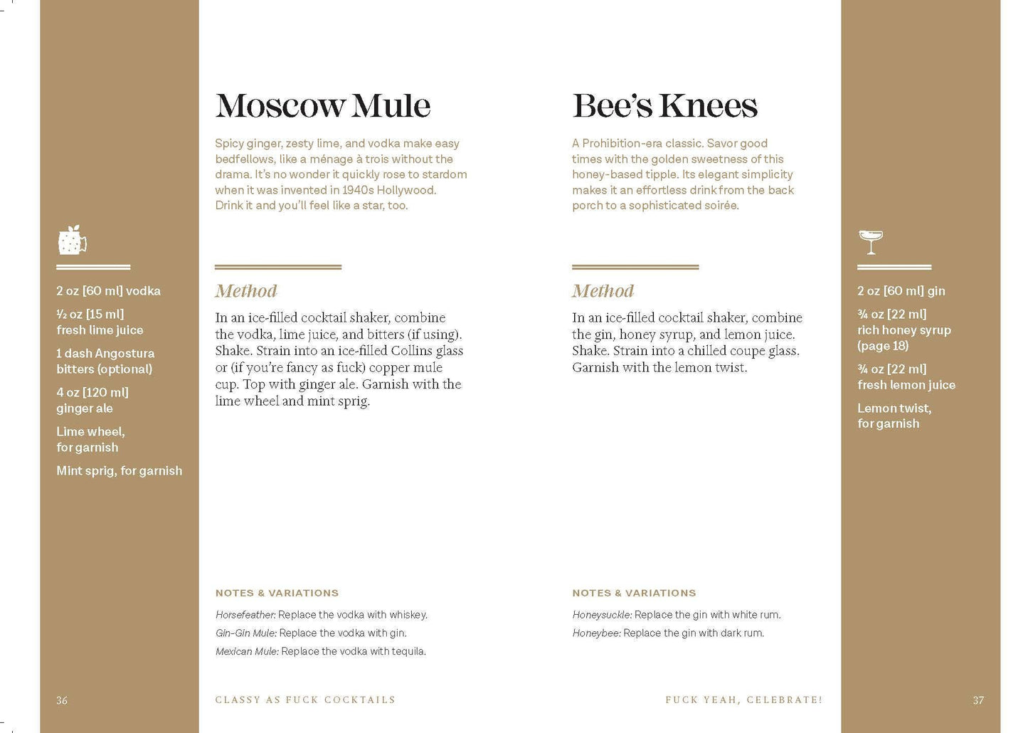 Classy as Fuck Cocktails