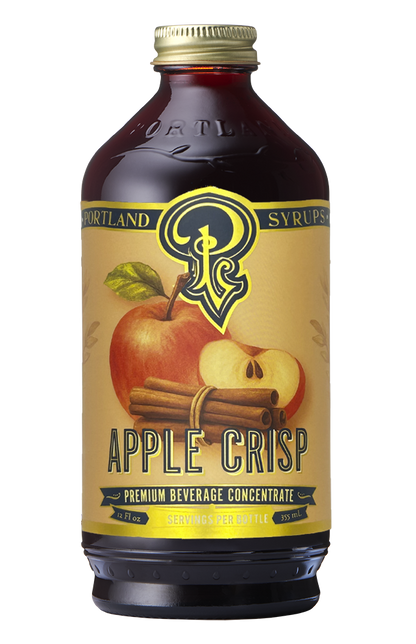 Apple Crisp Syrup 12oz - cocktail / mocktail / coffee drinks