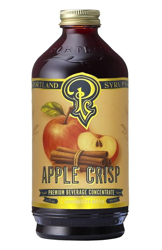 Apple Crisp Syrup 12oz - cocktail / mocktail / coffee drinks