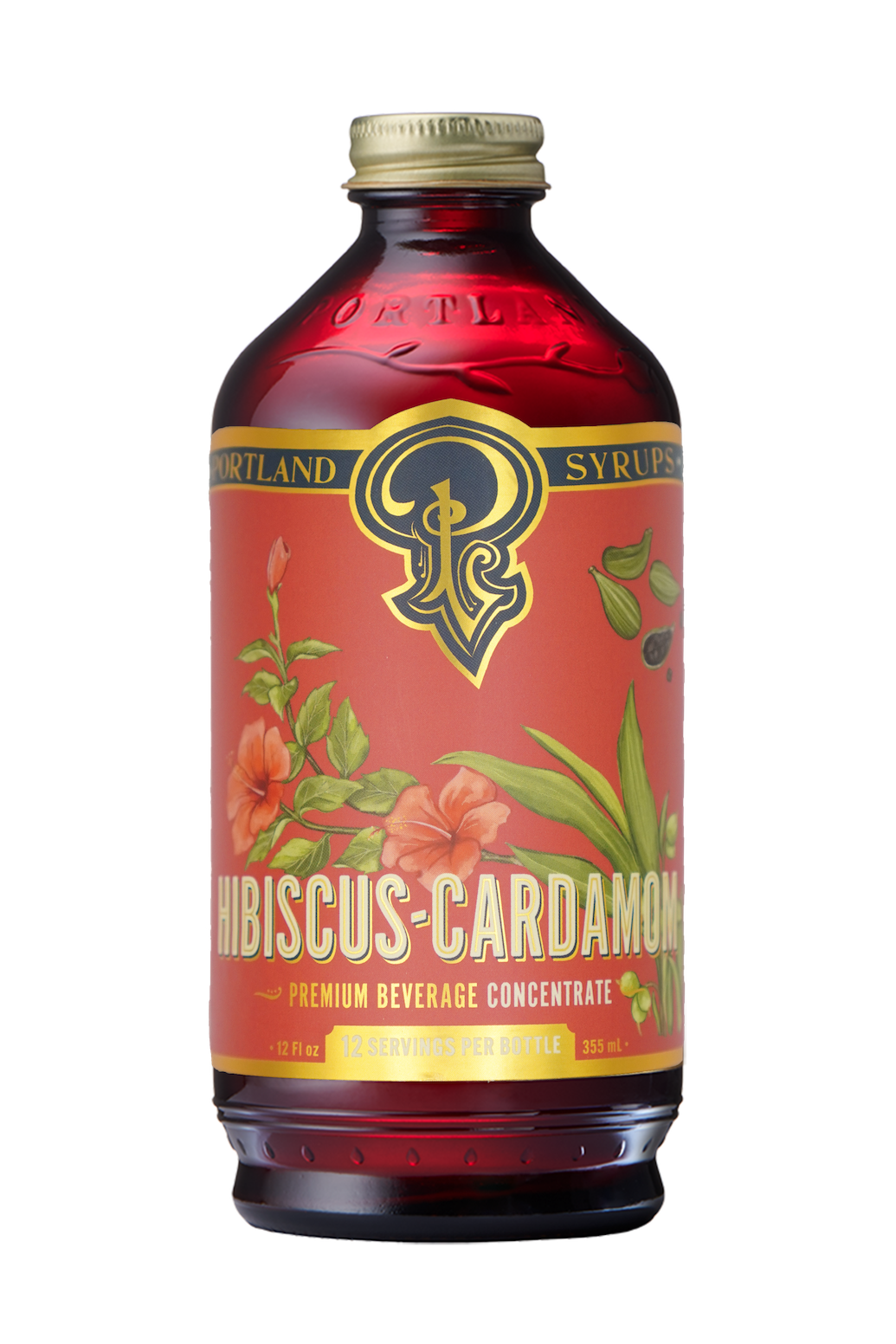 Hibiscus Cardamom Syrup