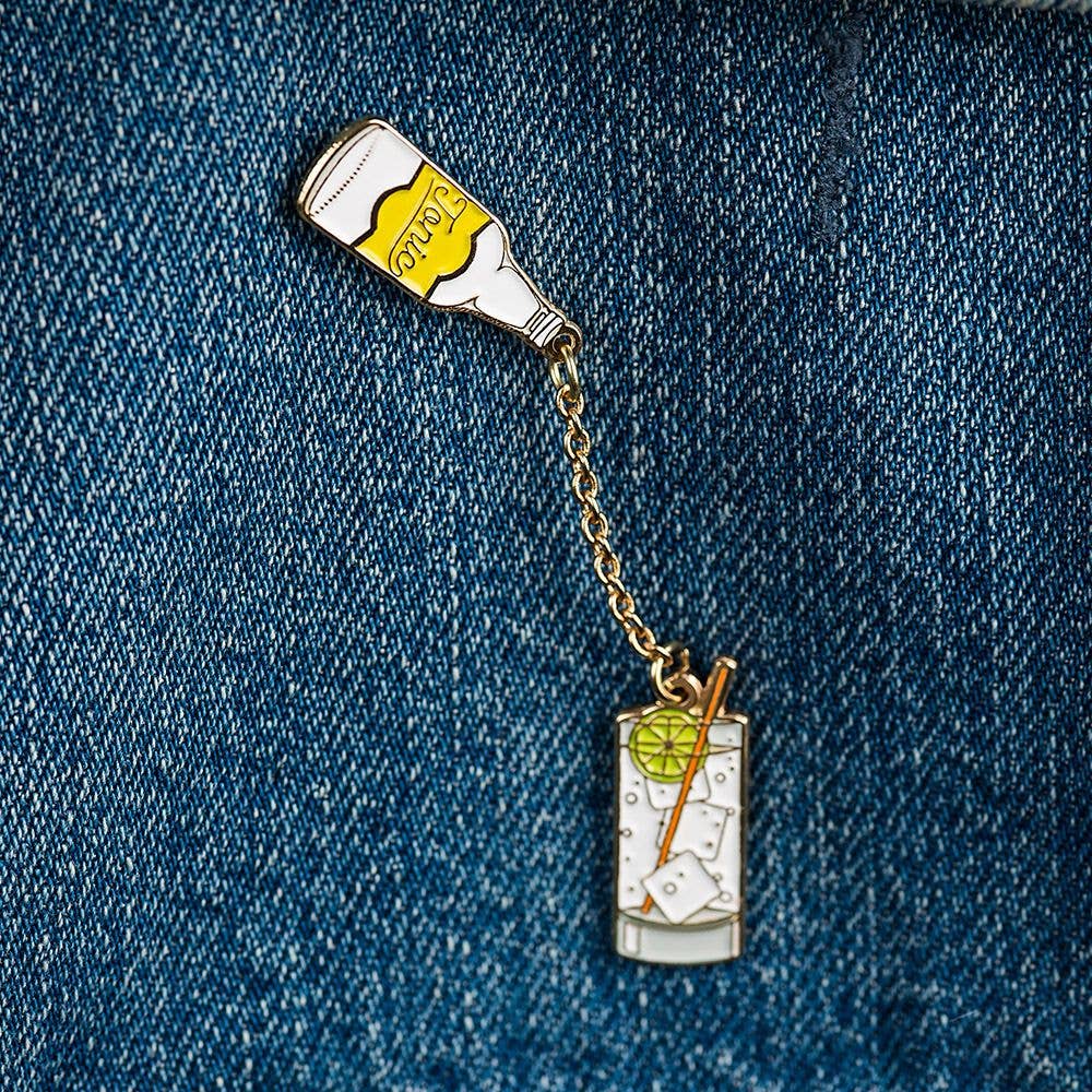 Gin & Tonic Cocktail Pin