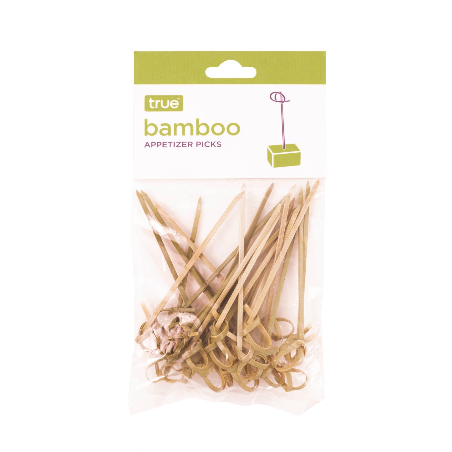 Party Disposable Knotted Bamboo Cocktail Picks