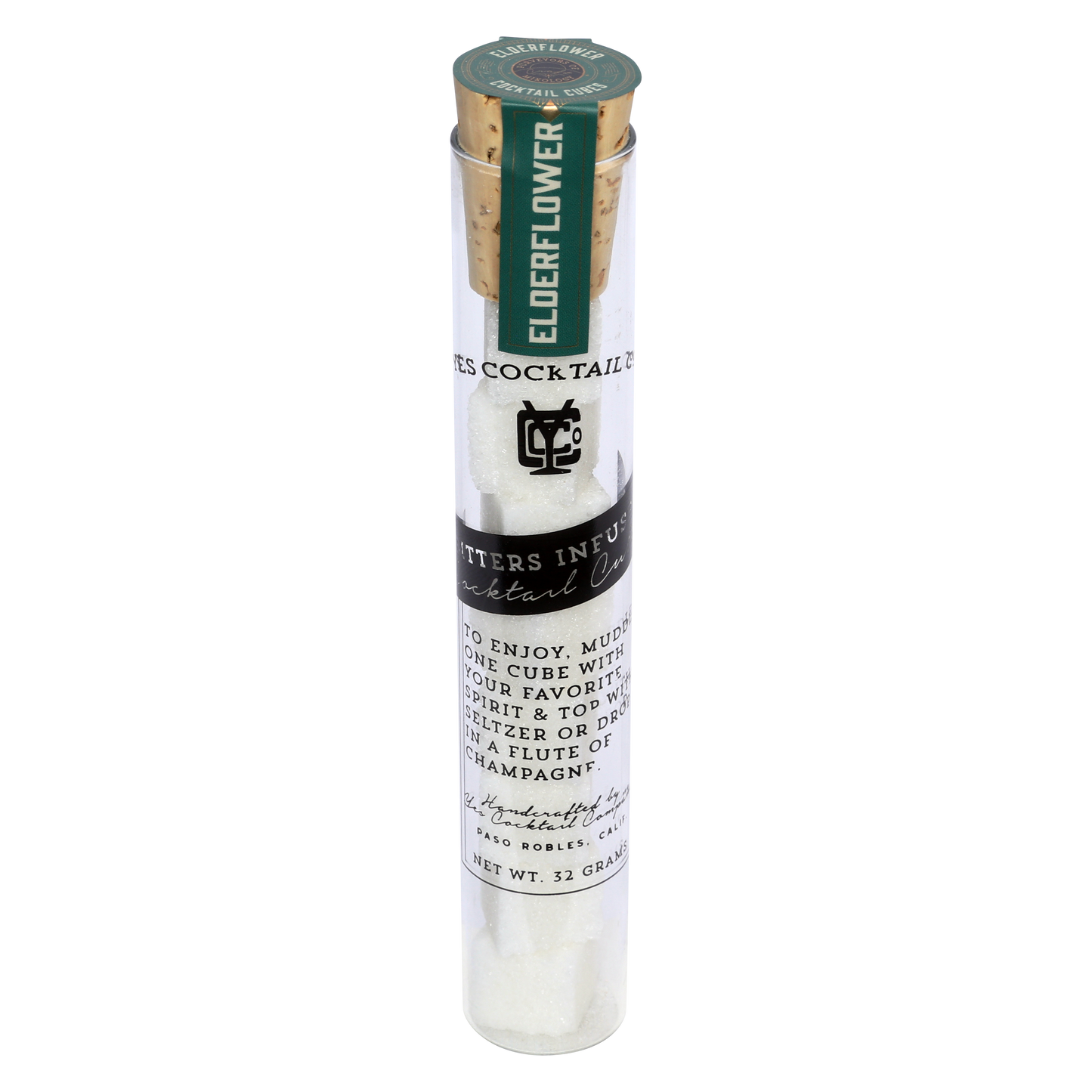 Elderflower Bitters Infused Champagne & Cocktail Cubes