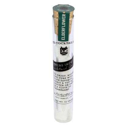 Elderflower Bitters Infused Champagne & Cocktail Cubes