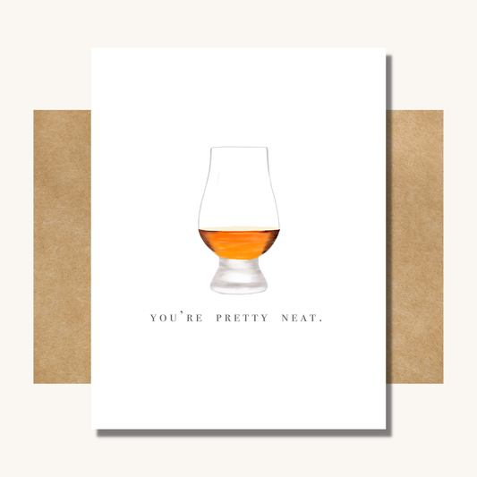 You’re Pretty Neat Card - Bourbon Father's Day Card