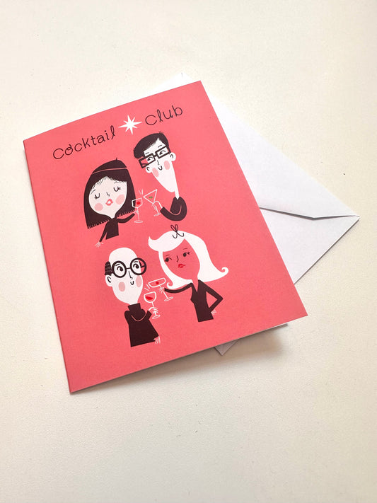 Cocktail Club Greeting Card