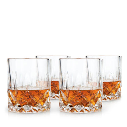 Admiral™ Vintage Style Crystal Tumblers Set of 4