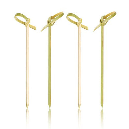 Party Disposable Knotted Bamboo Cocktail Picks