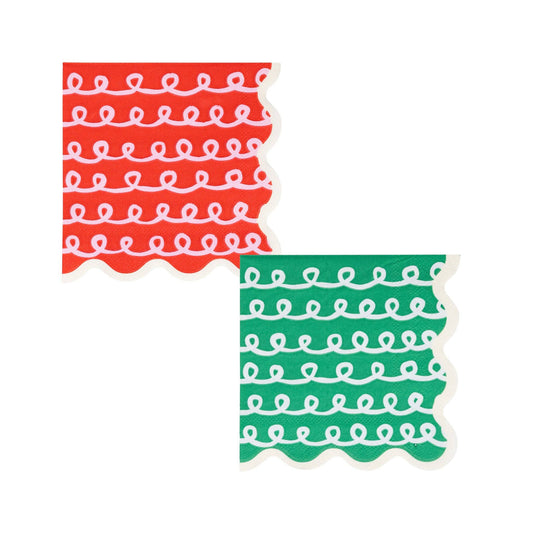 Frosting Cocktail Napkin Set