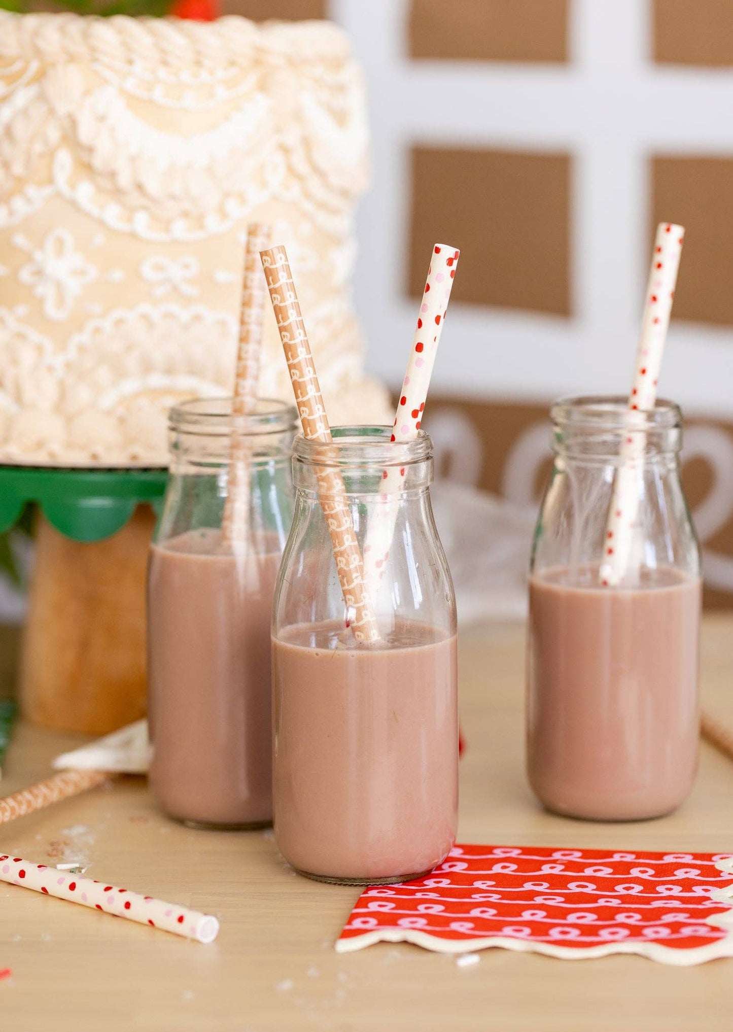 Gingerbread Straws