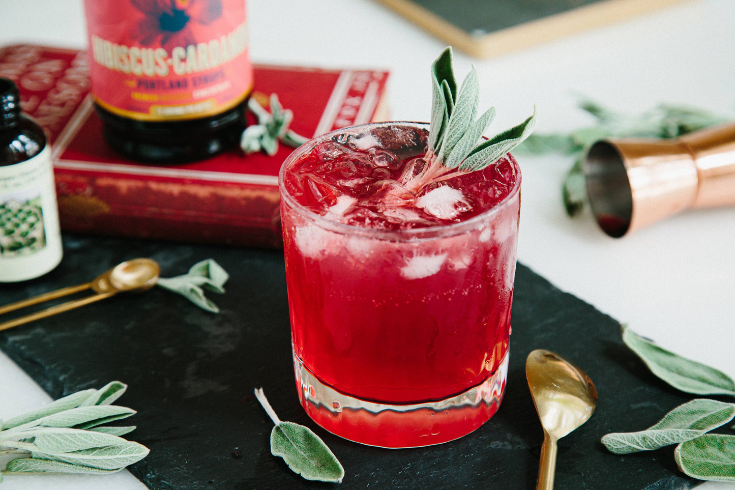 Hibiscus Cardamom Syrup