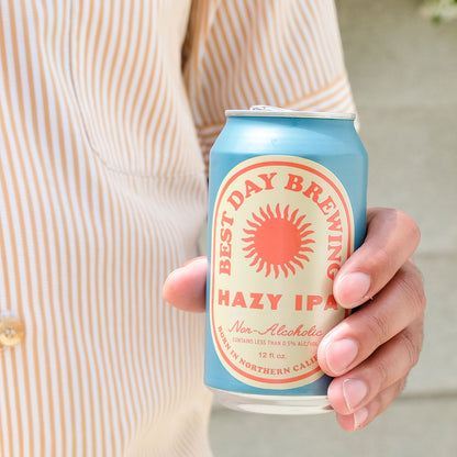 Best Day Brewing Hazy IPA Non-Alcoholic Craft Beer