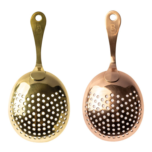 Solid Brass or Copper Julep Strainer